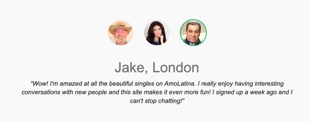 AmoLatina testimonials