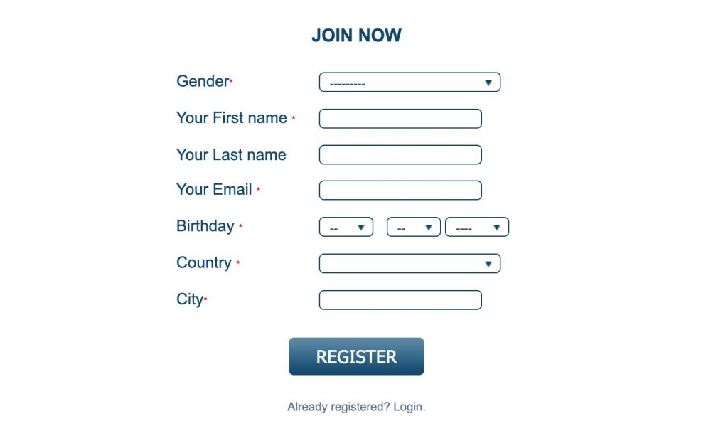 Marriage Agency Nataly create account