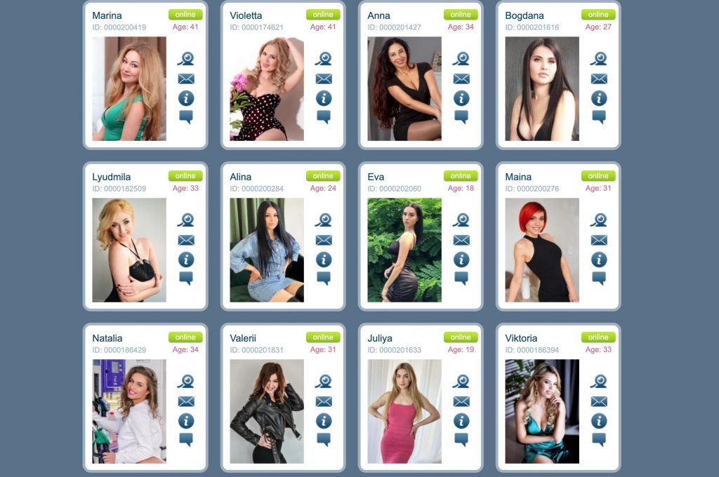 Marriage Agency Nataly users