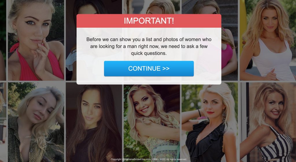 UkraineBrides4you main page