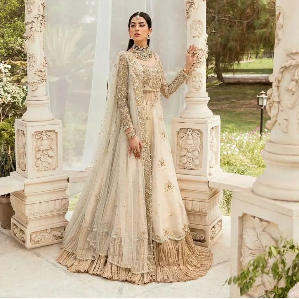 Asian brides in a wedding dress