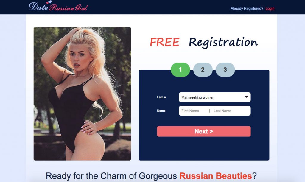 Date Russian Girl main page