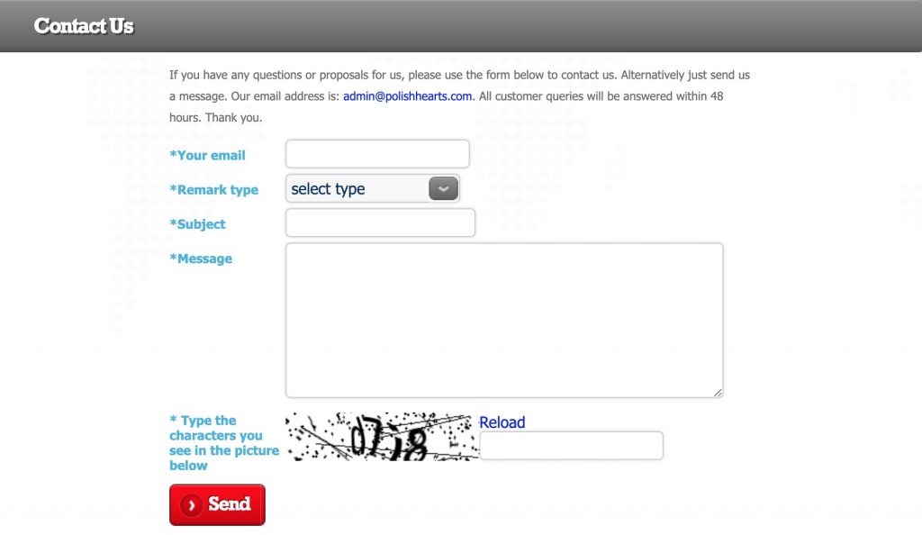 PolishHearts support