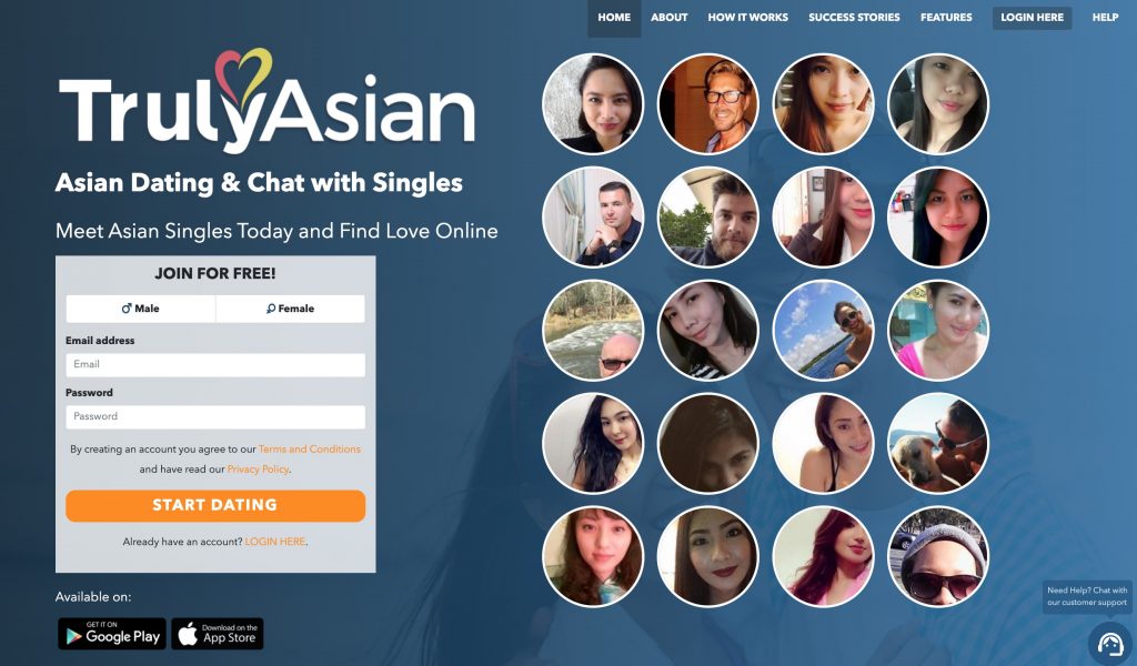 TrulyAsian main page