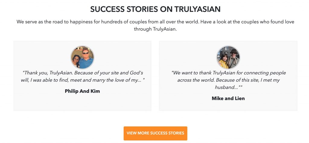 Trulyasian success stories