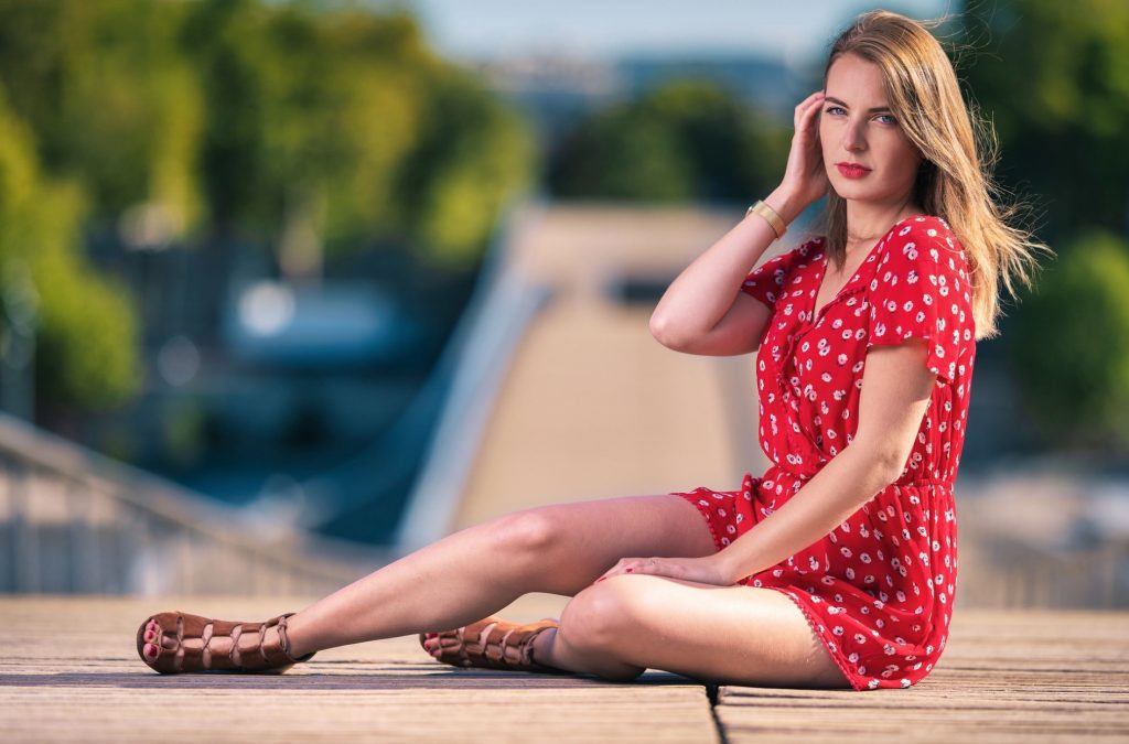 Ukrainian blondes girl