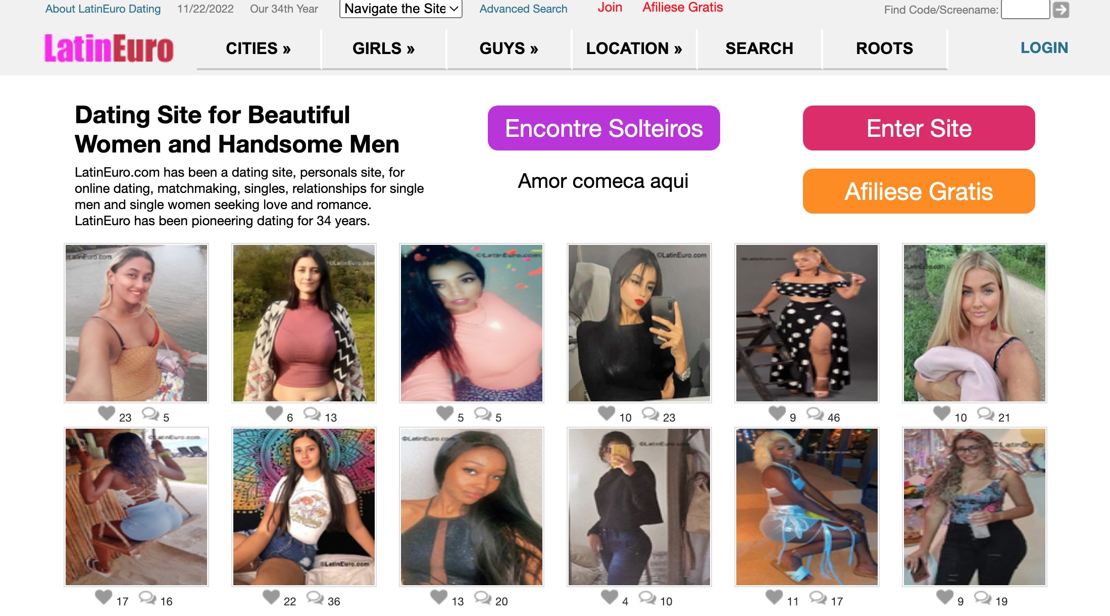 LatinEuro main page