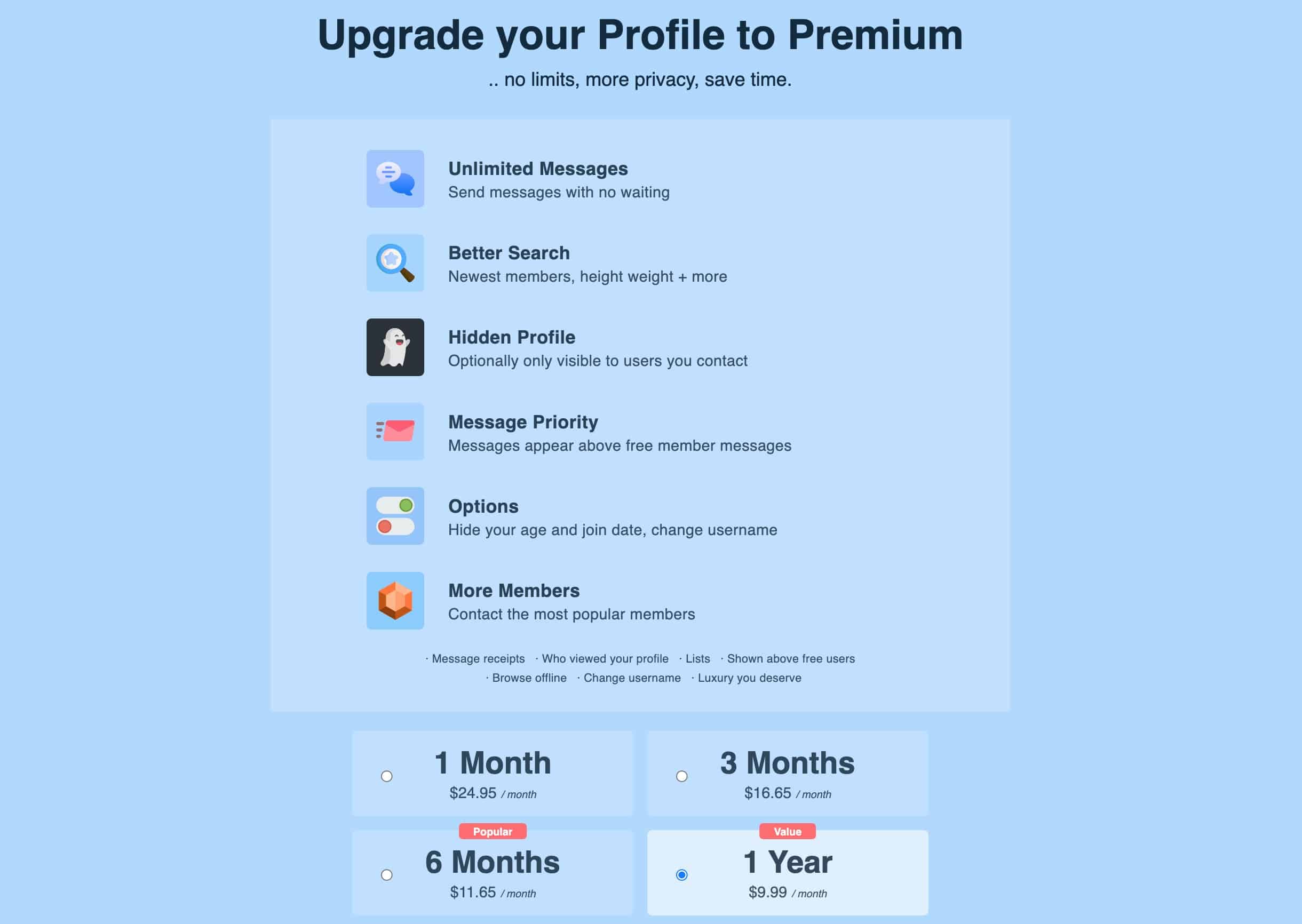 ThaiFriendly upgrade profile